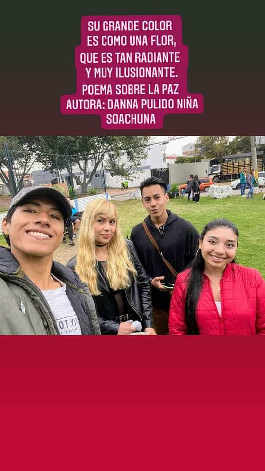 MaraGue83846362's tweet photo. En Soacha los líderes juveniles trabajamos por construir la paz en nuestro territorio.
#EsTuParche. #ICBF https://t.co/MrGq7YPh1m