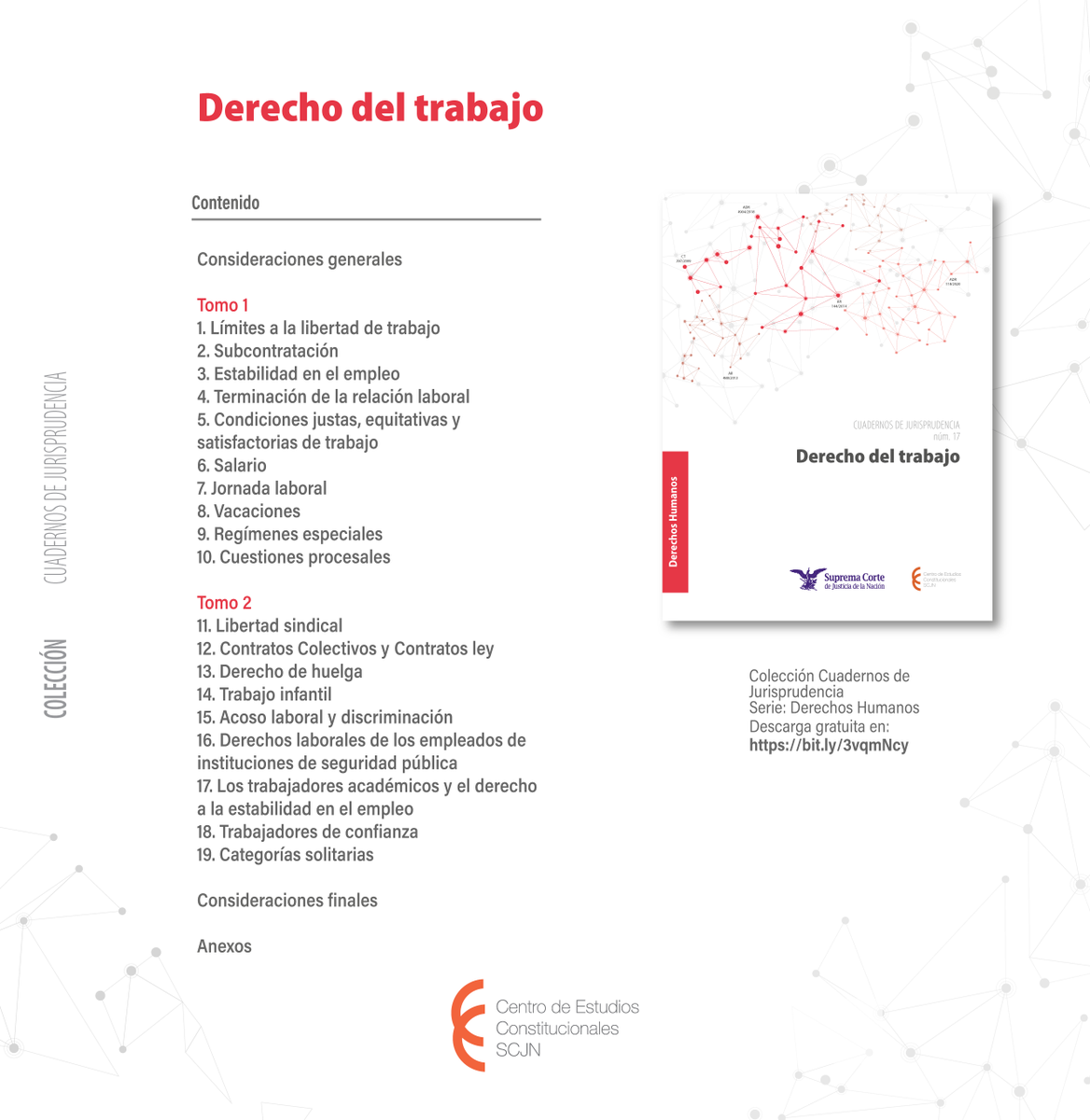 Centro de Estudios Constitucionales y SJ tweet media