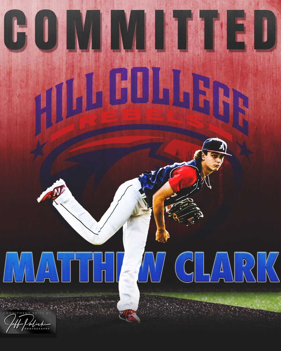 I’m excited to announce that I will be furthering my academic and athletic career at Hill College. I want to thank God, my family, friends and coaches for supporting and believing in me on this journey. GO REBELS!!! 🟥 🟦 <a href="/HCRebelBaseball/">Hill College Baseball</a> <a href="/arlingtonas1988/">Arlington A's Baseball</a> 
<a href="/thecoach777/">Mike Evans</a>