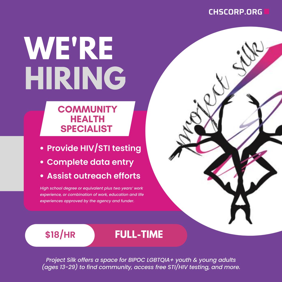 projectsilk's tweet photo. Are you or someone you know interested in working with us? Apply or share! See the full posting here: https://t.co/4aVup7Gz07. #pittsburgh https://t.co/Gy5s5J7BB3