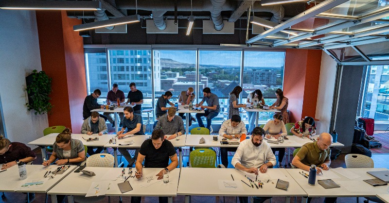 Cushing_Terrell's tweet photo. In September, we convened so much design talent in #Boise! "I see the #DesignForum as a venue where we can focus on practicing and exploring our process and design stance; where we can be open to sharing ideas, observations, and experiences," said architect Bryan Hallowell.