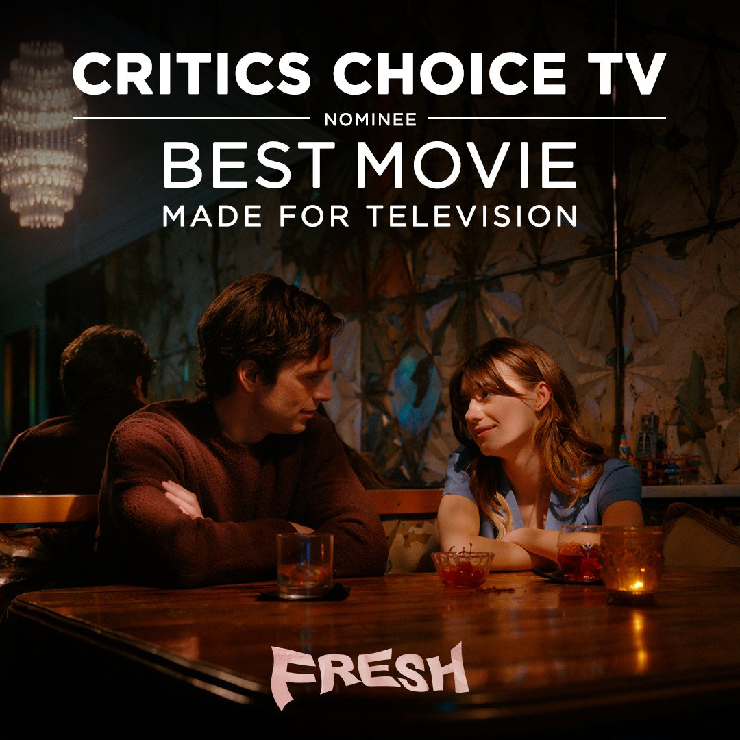 Now this is exquisite. Congrats to the #FreshMovie cast and crew on their <a href="/CriticsChoice/">Critics Choice Awards</a> Award nomination for Best Movie Made for Television.