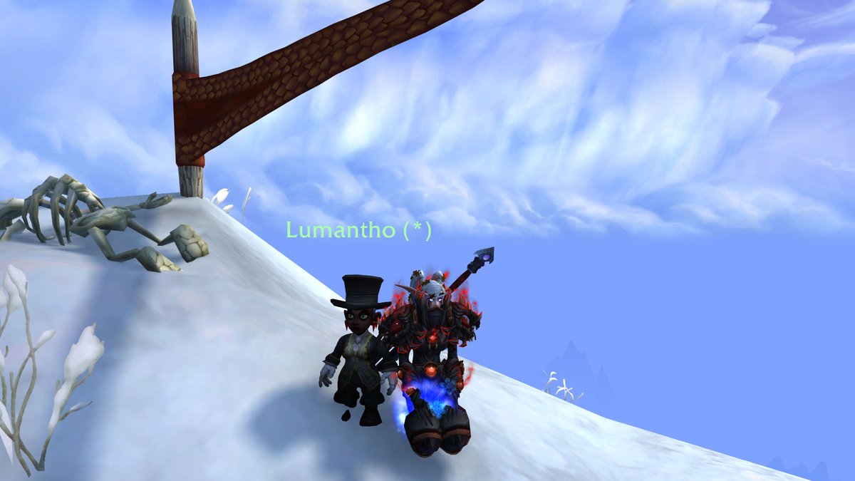 SHIZ_Gaming's tweet photo. It's a "little" chilly up here with @lumantho https://t.co/cjz2x8Vd5Q
