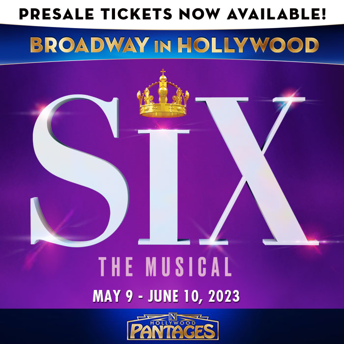 Pantages's tweet image. 👑 Hey Queendom, are you ready?! 💜 Presale tickets for @SIXUSTour at the @Pantages are available NOW (thru Thu, 12/15 at 11:59pm)! Get your tix today! Click “Unlock” and enter code HPJ54N when purchasing tickets at BroadwayInHollywood.com/SIX #SIXUSTour #AragonTour
