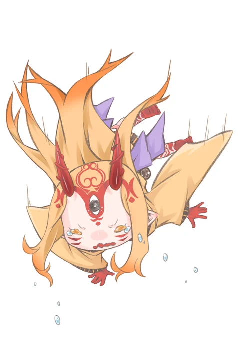 おはようございまーす(●'ω`●)水曜日☆ミ昨日エネルギーいっぱい貰ったので今日も程よく自分にできる範囲で頑張るとです(*'∀`)いえー今日の過去絵はスワイプで落ちるイバラギンなのです(*'ω`*)遊んでみてね☆ミ 