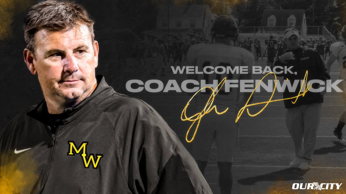 MWSUGriffons's tweet photo. Griffon Athletics is pleased to announce Tyler Fenwick as the 7th head coach of @MWSU_Football.

Welcome back, @TylerFenwick2!

📰 — https://t.co/NRZFVBob2r | #StayGold🟡 https://t.co/YzZFQZ0k7m