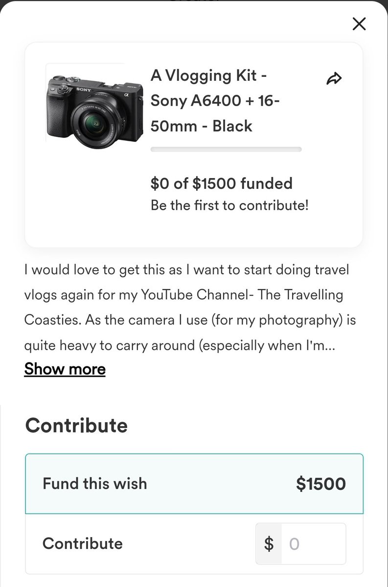 taetaereacts's tweet photo. Since I had some people asking me what I wanted for my birthday. You can contribute any money to my wishlist on the link below. It's going towards my Youtube!

https://t.co/4seqNW6LDC

#birthdaygirl #contribute #MoneyMonday #YouTuber #needhelp #buymeacoffee #wishlist #presents https://t.co/TAl58rwTfm