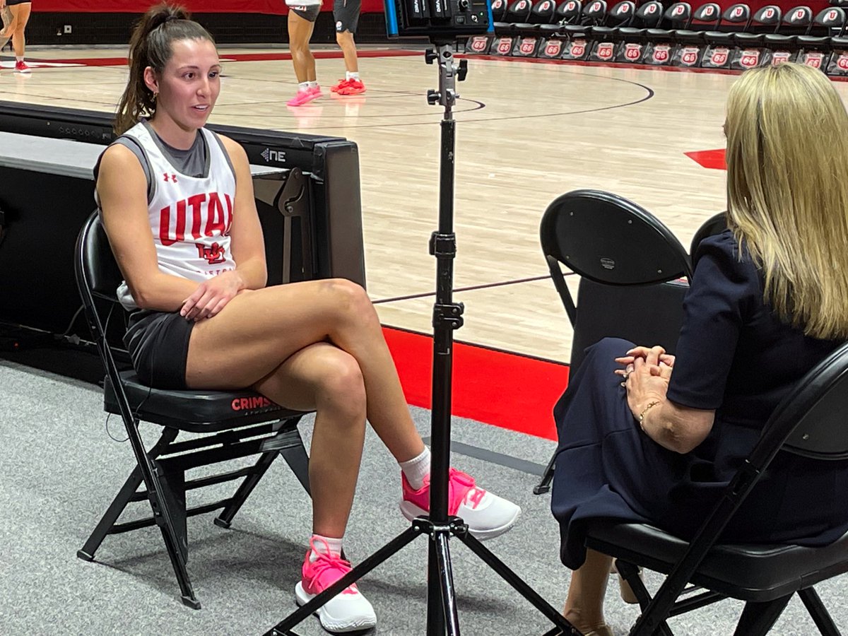 Paul Kirk (@_paulkirk) on Twitter photo Nationās highest-scoring team <a href="/UTAHWBB/">Utah Womenās Basketball</a> gaining more and more attention these days. Undefeated and ranked 15th.
Thanks <a href="/Kerricronk/">Kerri Cronk</a> <a href="/fox13/">FOX 13 News Utah</a> for stopping by practice today! Nationās highest-scoring team <a href="/UTAHWBB/">Utah Womenās Basketball</a> gaining more and more attention these days. Undefeated and ranked 15th.
Thanks <a href="/Kerricronk/">Kerri Cronk</a> <a href="/fox13/">FOX 13 News Utah</a> for stopping by practice today!