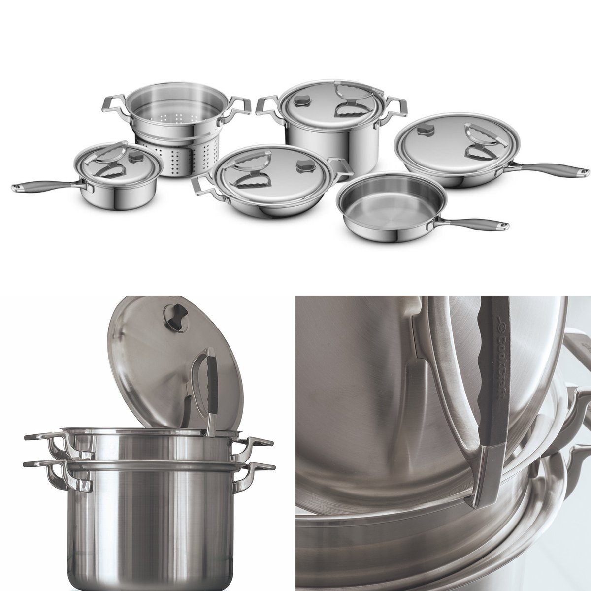 CookCraftCo's tweet photo. What makes CookCraft so unique?
Our patented latch lid that hooks onto the side of the pan!  No more messy counters!

FREE Shipping all month long @cookcraftco.com https://t.co/rAqr9DEvsN