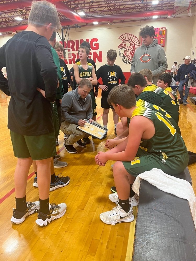 MaryvilleMiddle's tweet image. B team getting after it in the Spring Garden Tournament in St Joe. Let’s GO!!