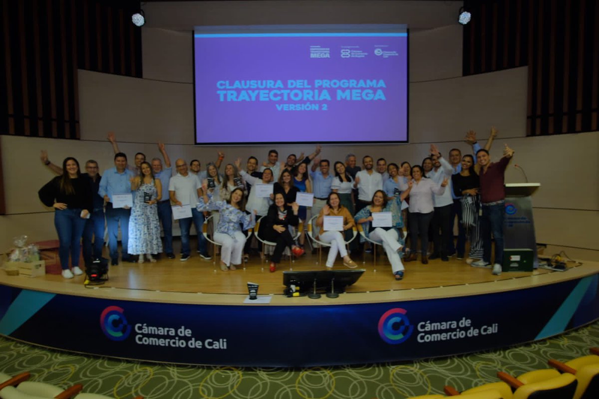 camaracali's tweet photo. #TrayectoriaMega | Felicitamos a las empresas #ApixLogística, #AutocentroCapri, #BAltman, #CementosSanMarcos, #FlexiPackdeColombia, @GreendipityS, @greensqa, #IndustriasPatojito, #PlásticosEspeciales, @InelcoSA, @MaincoHealthC, @Omnicon_oficial, @ProservisEmpleo, #Ricol y @tqisas https://t.co/lq2nHavCZu