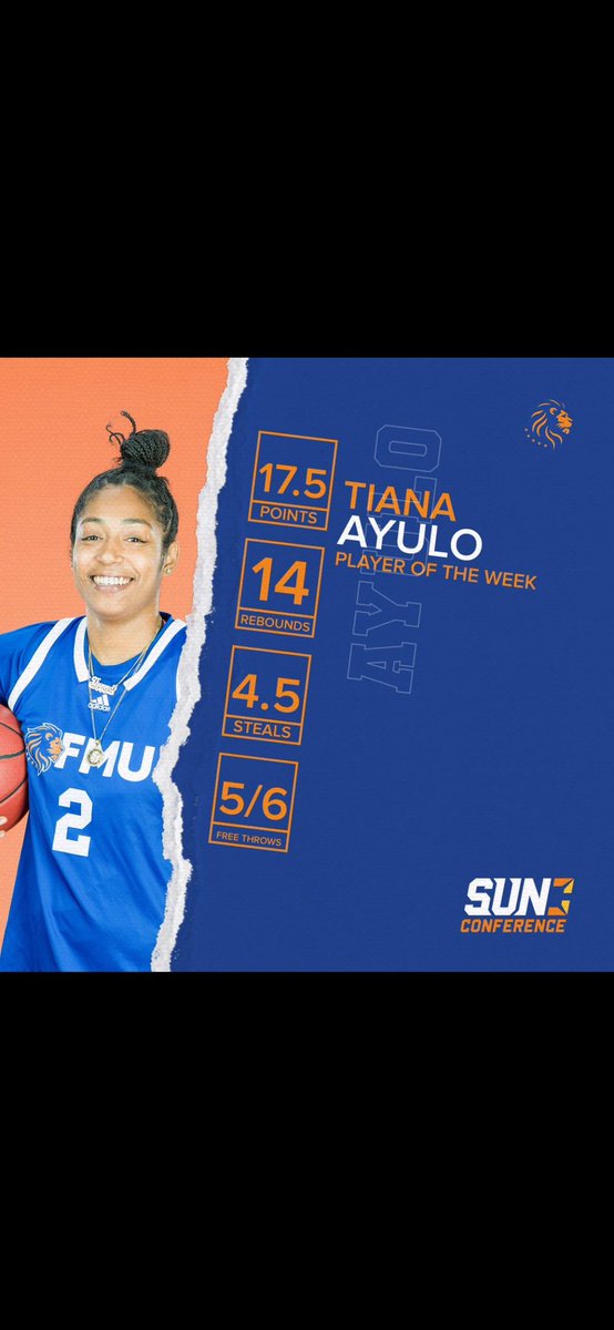 CoachGStanback's tweet photo. Congrats!! Tiana!
@Truecane12 @GoFmuLions https://t.co/mx21RCst5s