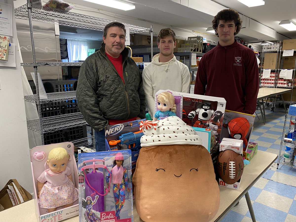 Our Nutley FCA guys bought toys for local children to be distributed by Nutley Family Service Bureau to needy families for Christmas.