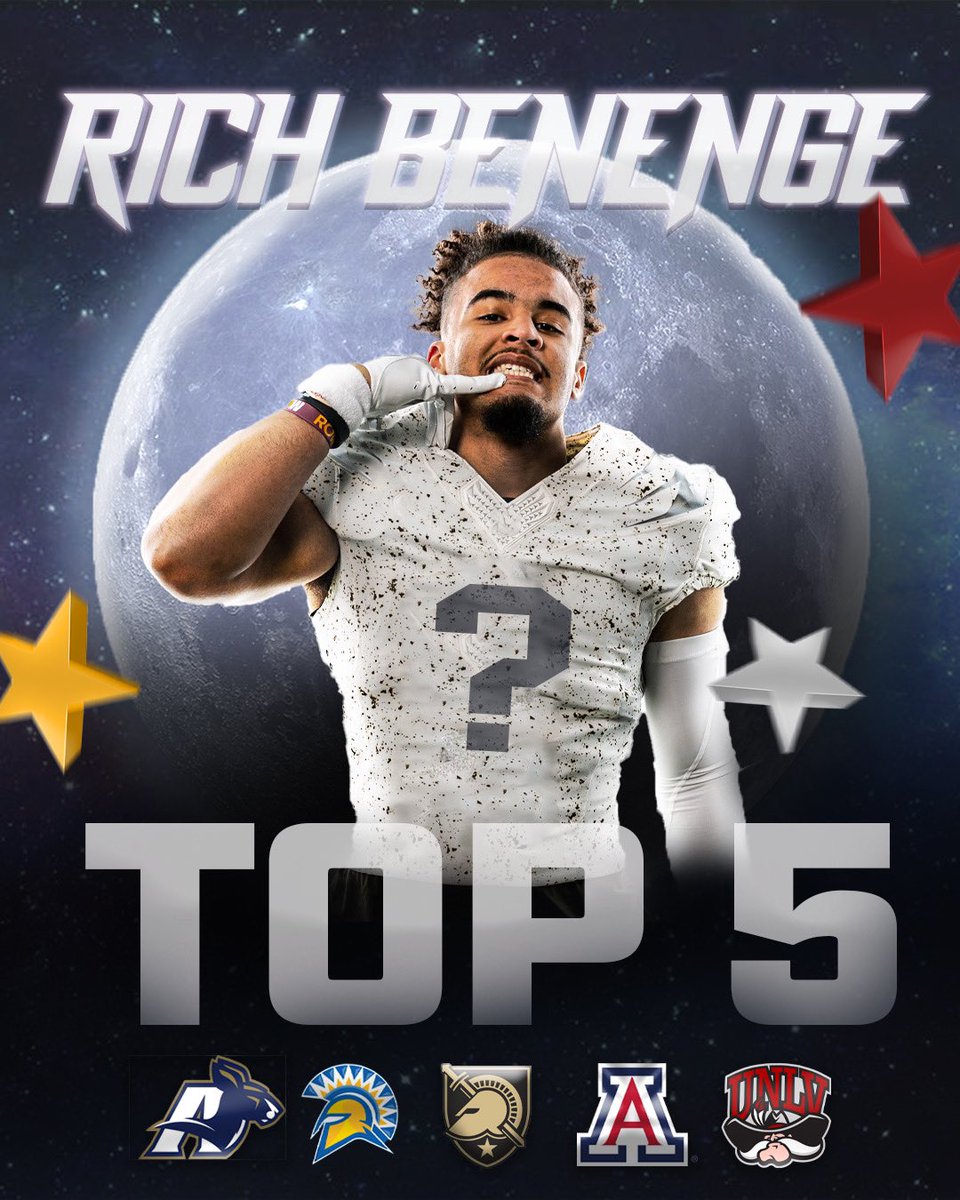 Rbenenge23's tweet photo. Top 5
I have finished the race and kept the faith. 
My recruitment is still 100% open to all schools. @ParkerThune @HHSTigerFBall @prowaytraining @GregBiggins @BrandonHuffman @SWiltfong247 @AllenTrieu https://t.co/gj9UXzGLwd