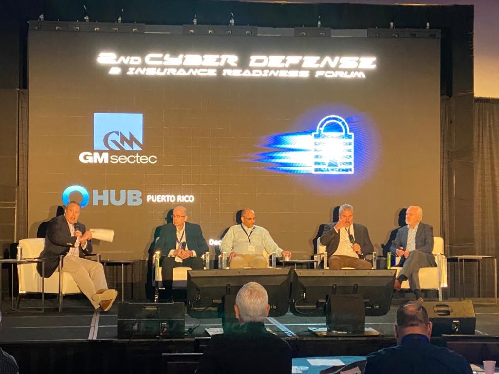 gmsectec's tweet photo. 🎊Thank YOU to all of our guests and participants at the Second Annual GM Sectec | HUB International CyberDefense &amp; Insurance Readiness Forum in San Juan, PuertoRico🇵🇷.

Kudos to Alex E. Pascual Nuñez for leading the pack.🫡

#GMsectecProud
#AdvancedCyberdefense https://t.co/bV1pvHVpIG