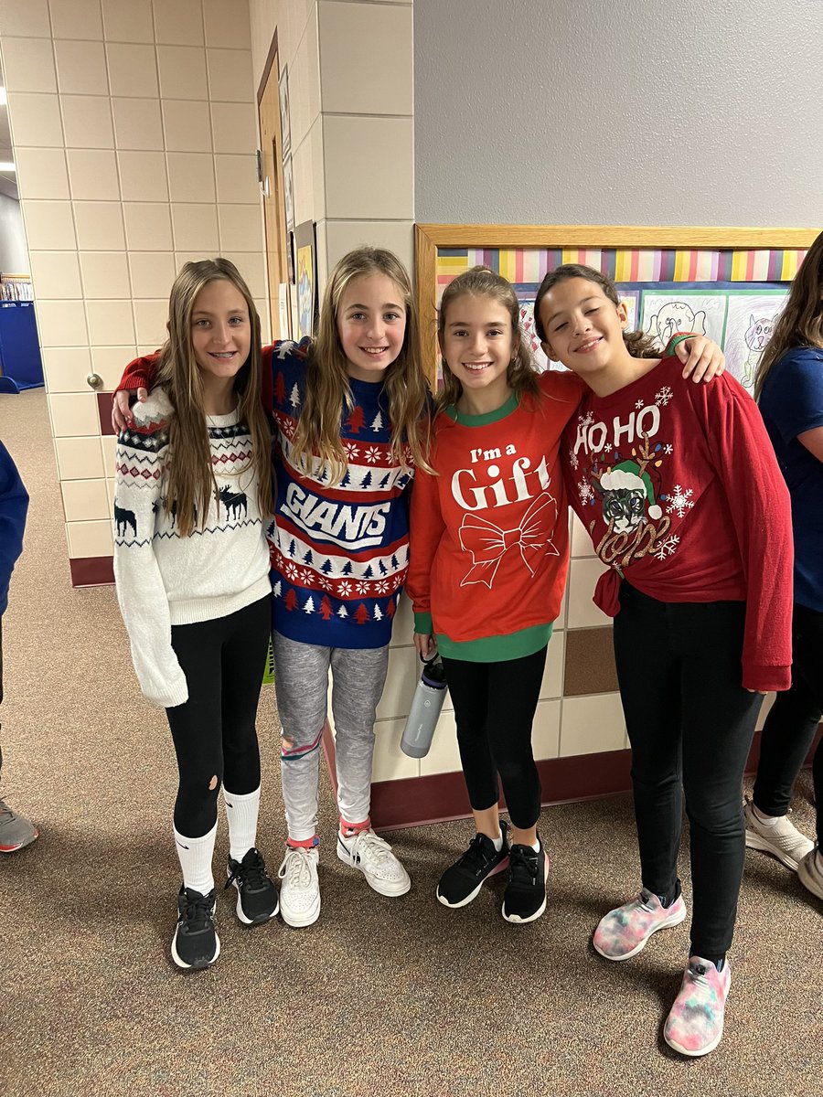 nhtexada's tweet photo. Day 6 Ugly Sweater Day, Part 2. Happiness is working with GREAT people!
💚🎄🎅🏽🤶🏼💚
@BakerElem @BakerElemPTO 
@Rice_Teach 
@ProsperISD https://t.co/Kjevm7oB8M