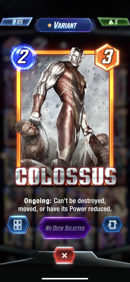 6_vllll's tweet photo. @ACozyGamer @MARVELSNAP My favorite so far https://t.co/EyKGsfPeTg
