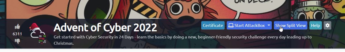 nihsuyhp's tweet image. if you&apos;re trying to do today&apos;s @RealTryHackMe  #adventofcyber2022 and are looking for how to read the email ... make sure you open the split view as it&apos;s not immediately obvious thats how the box spawns as the files are on the desktop there