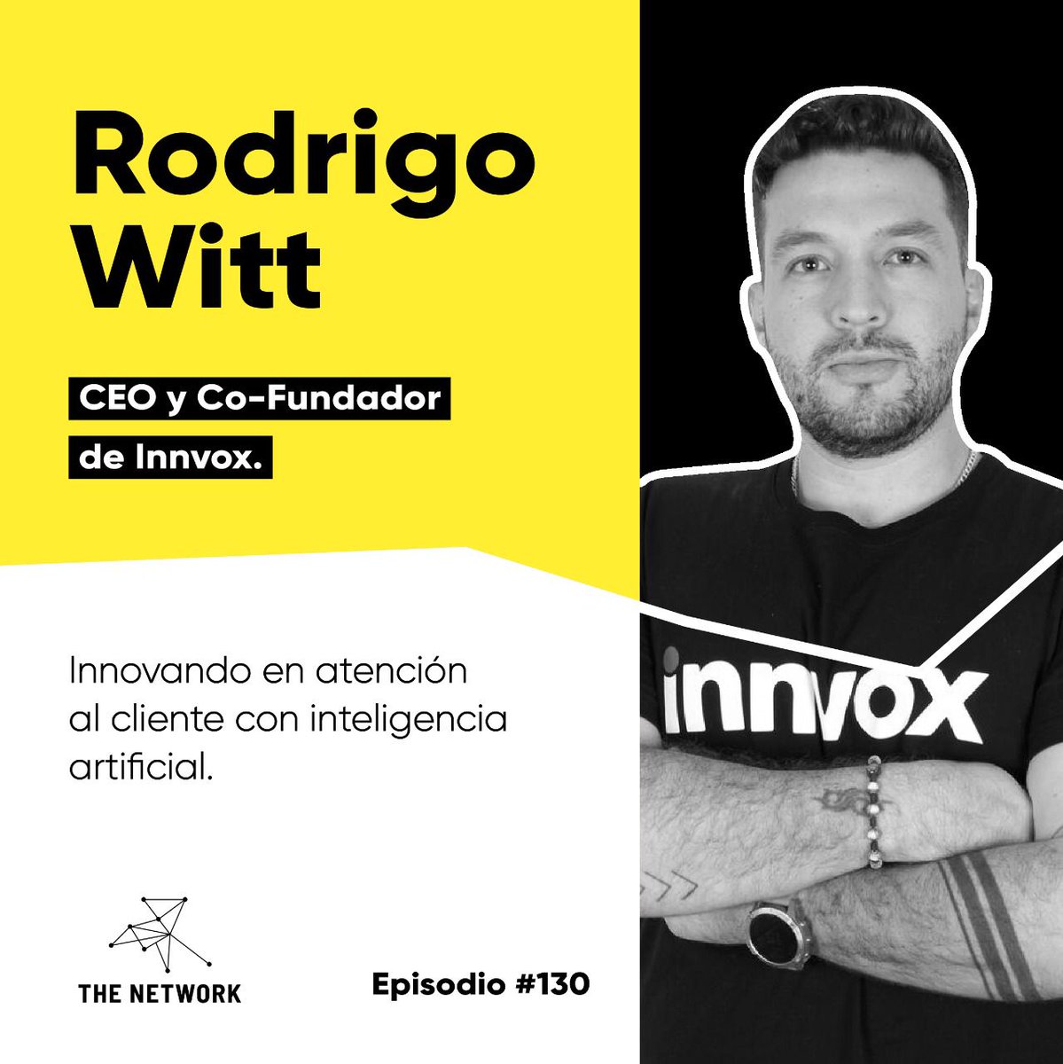 Nos mandamos un podcast increible con <a href="/rodrigoxwitt/">Rodrigo Witt</a> en <a href="/TheNetworkEC/">TheNetwork</a> 

Rodrigo es founder de <a href="/innvox/">Innvox</a> y ex <a href="/KriptosCorp/">Kriptos</a>. 

A mi parecer, el tipo de founder que necesitamos para que el ecosistema en 🇪🇨 madure. Founders con experiencia previa en startups, que ahora empiezan otra.