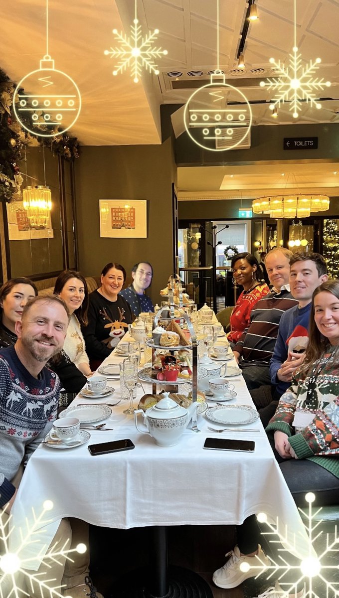 ProSearchDisc's tweet photo. Happy Holidays from the ProSearch Dublin team! Our Dublin office came together for afternoon tea and games to celebrate the holiday season! #prosearch #happyholidays #lovewhatyoudiscover https://t.co/vuCRxlxPlH