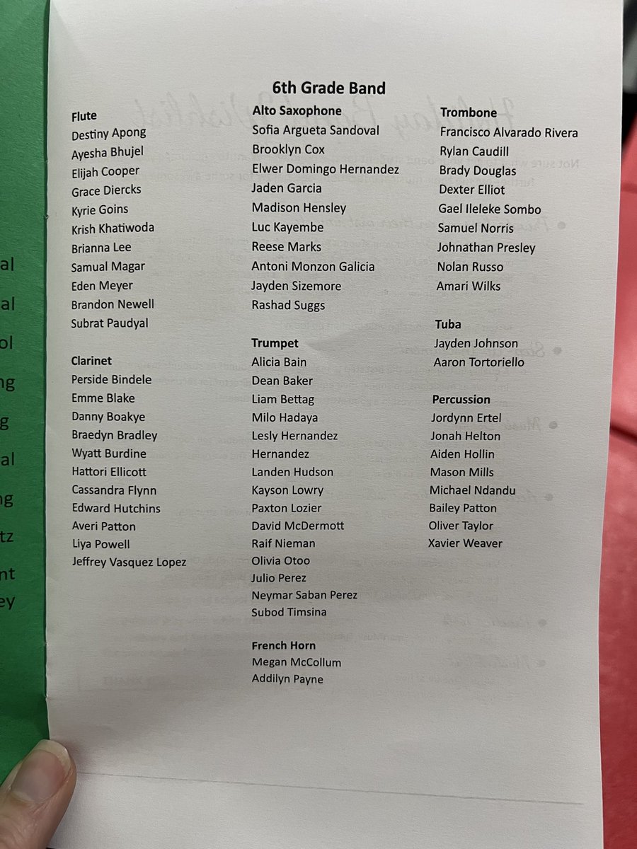 fcsdcreekside's tweet photo. It isn’t officially the holiday season until attend a music concert 🎺🎼🥁 The growth these students have already made this year is incredible! #6thgradersrock #fairfieldpride #creeksidetribe https://t.co/U4OFSqlaoe