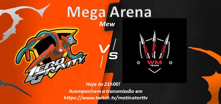 ZeroGravit_y's tweet photo. Hoje às 21h tem Mega Arena!  Venham torcer por nós na Twitch!
@xmgaesports @WMTEAMOFC https://t.co/OHKJ4948dq