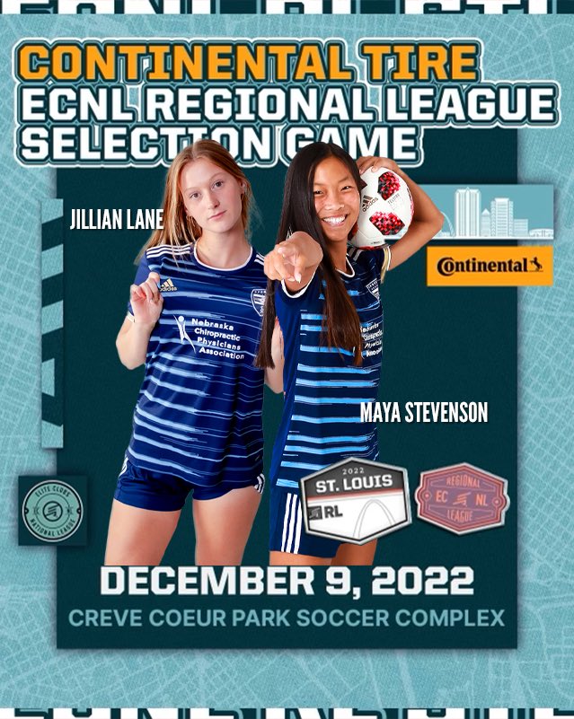 SNFC_ECNL's tweet photo. Congratulations to @m_stevenson54 &amp; @Jillian__Lane on being selected to the @ECNLgirls RL selection game this Friday! 🙌 @SportingNE_FC See you in St. Louis. https://t.co/80c8BBTOtj