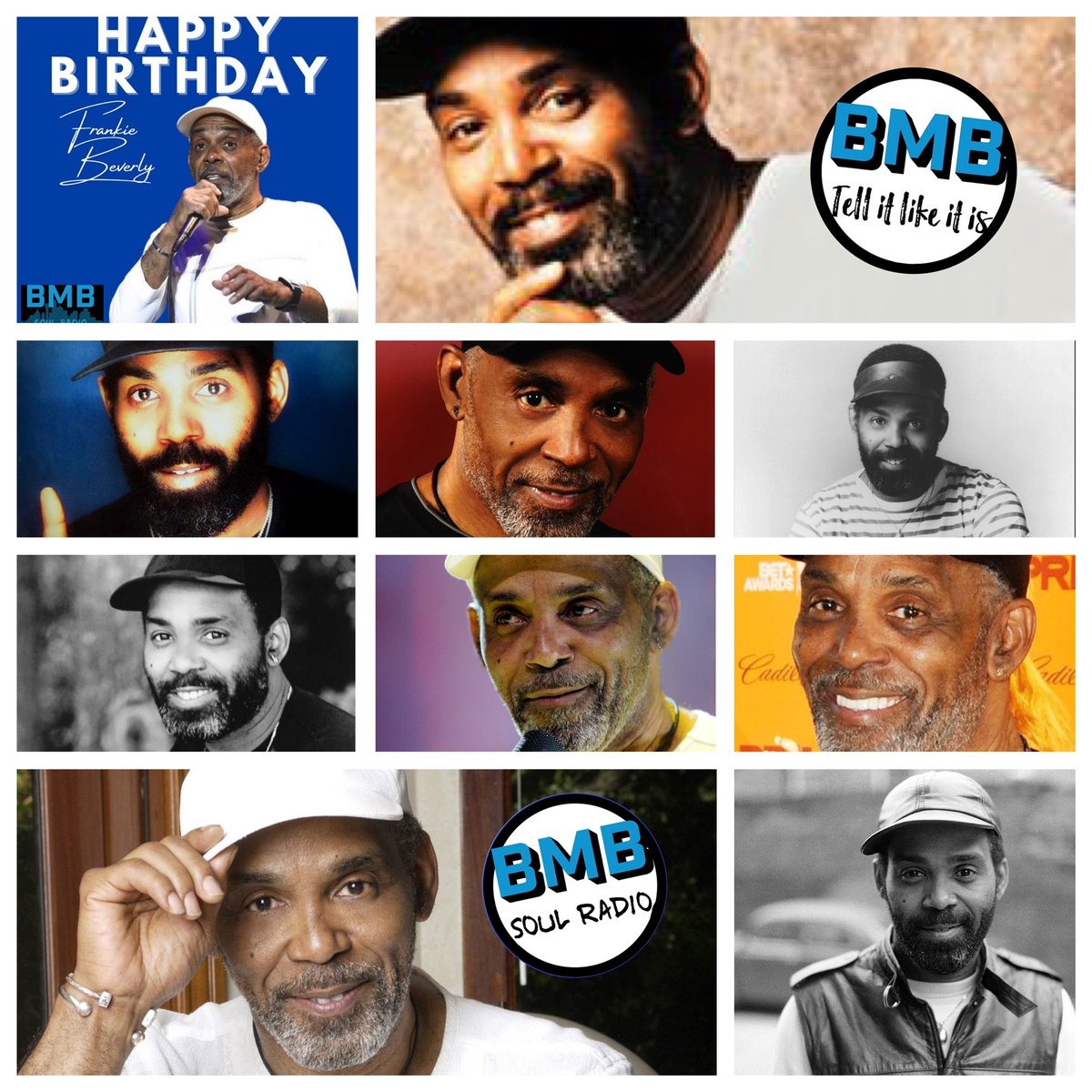 Bmbempower's tweet photo. 🎁🥳🎂🎉🎈
🎵🎵You Make Me Happy.....
Let’s All Wish Frankie Beverly A Happy Birthday! He Is 76 Today! #HappyBirthday #FrankieBeverly #Maze #BeforeILetGo #BackInStride #CantGetOverYou #JoyAndPain https://t.co/F82EsHoCg3