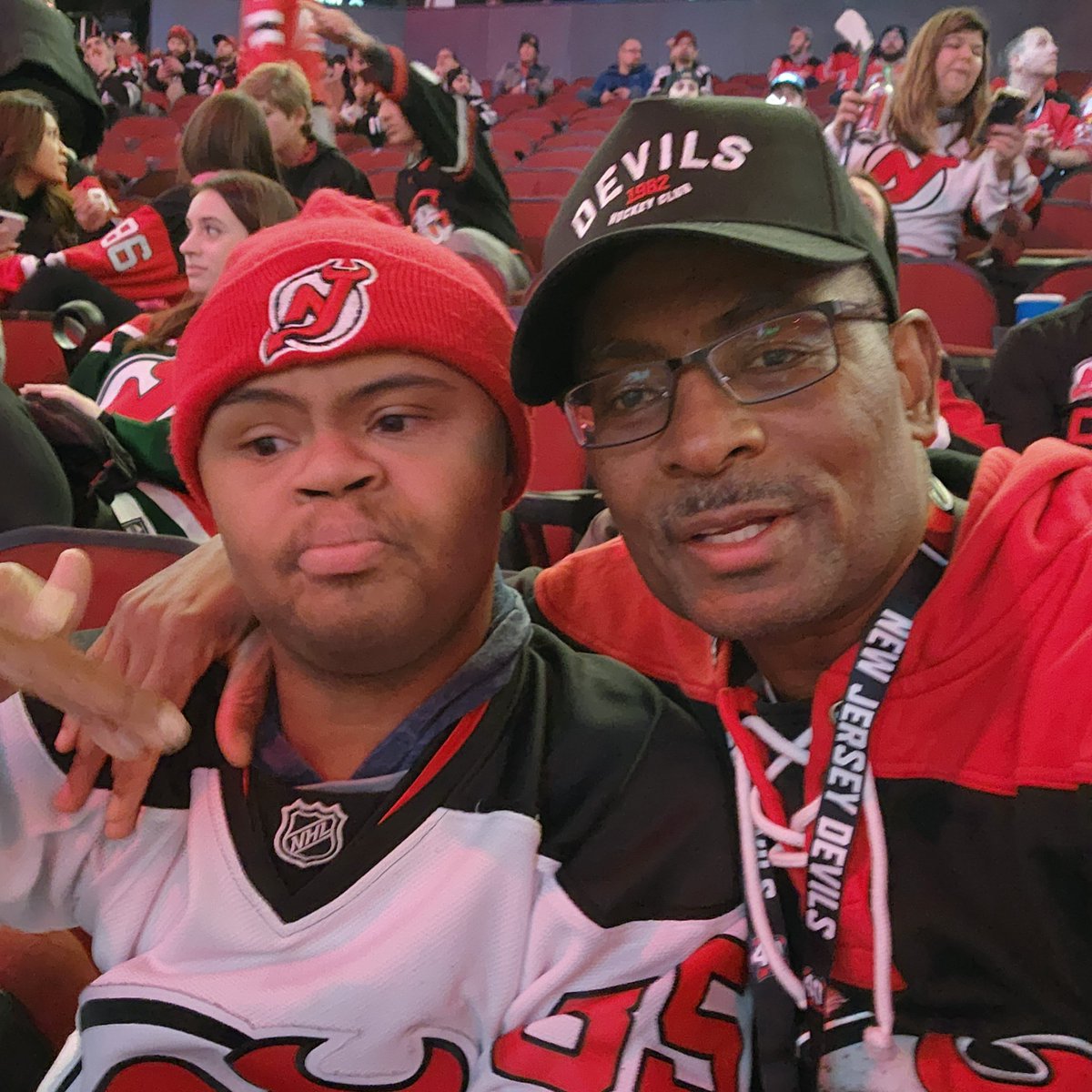 Let's go Devils! #prupics <a href="/NJDevils/">New Jersey Devils</a> <a href="/PruCenter/">Prudential Center</a> #NJDevils at the #Blackhawks