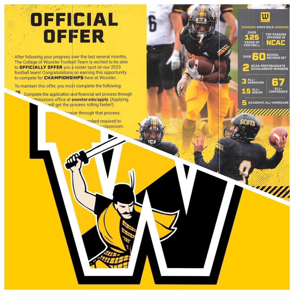 I am honored and blessed to receive my third offer from Wooster College! #GoScots <a href="/Coach_Colaprete/">Frank Colaprete</a> <a href="/CoachZachDennis/">Zach Dennis</a> <a href="/_coachkeet/">Coach Keet</a> <a href="/CoachCook73/">Jerome Bear Cook</a> <a href="/NCAC/">NCAC</a> <a href="/Coach_BWillard/">Brad Willard</a> <a href="/MV_TigerFB/">Mount Vernon High School Football</a> <a href="/dctf/">Dave Campbell's — TexasFootball.com</a> <a href="/LoneStarPrepsTX/">TX Prep Varsity</a> <a href="/TXTopTalent/">TX TOP TALENT</a>