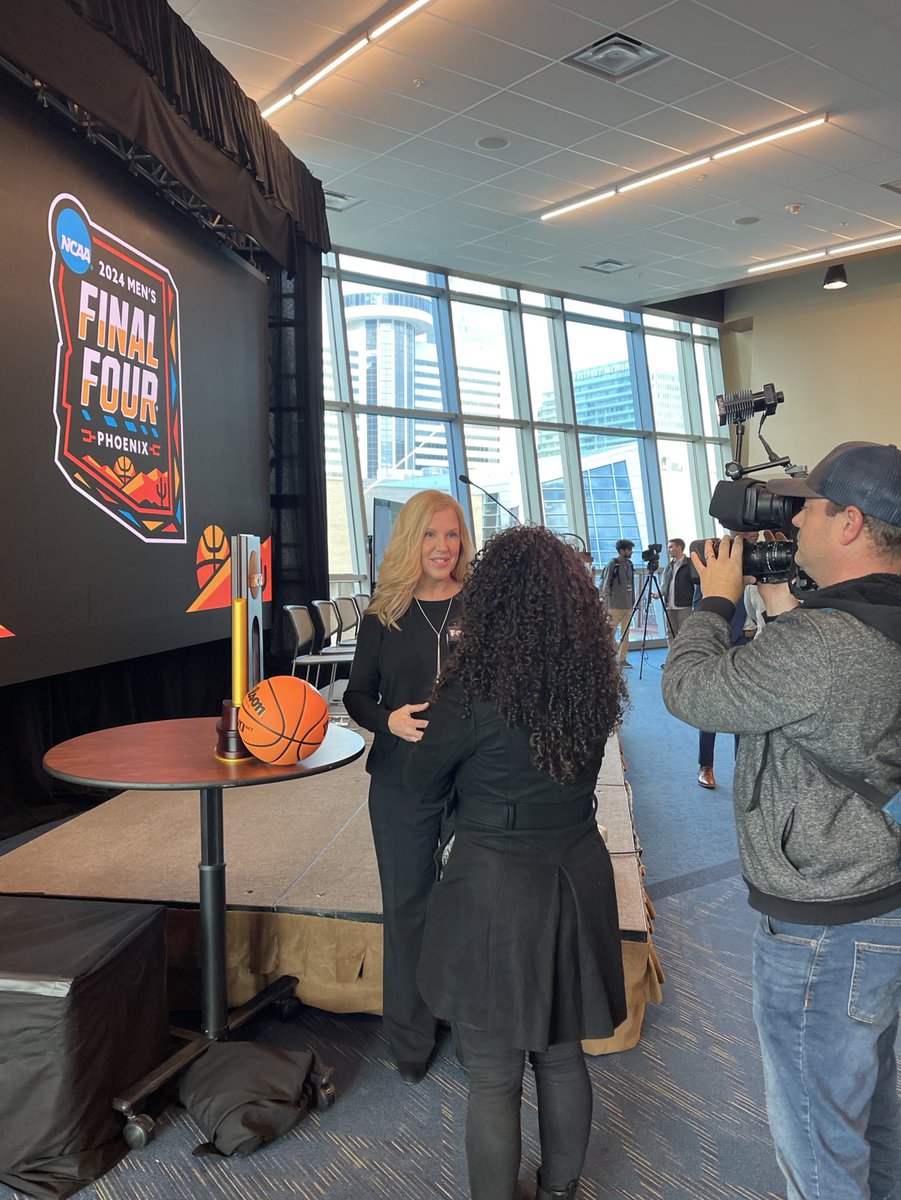 DebJohnsonAz's tweet image. Loved sharing our stunning Arizona 2024 Men’s Final Four logo today! #MFinalFour #VisitArizona