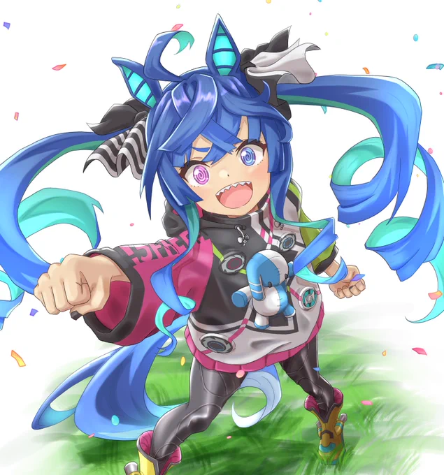 #今年も残りわずかなので今年一番伸びた絵を貼る見た絵描きさんも強制でやるやっぱダントツでコレだなぁ、ターボちゃん。そろそろウマ娘も描かなきゃ(;'・ω・) 