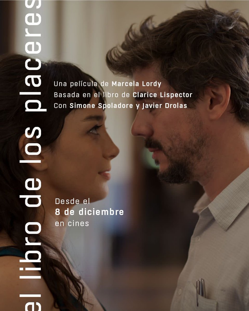 Se estrena en Argentina la película “El Libro de los Placeres”, basada en la obra de la gran escritora Clarice Lispector.