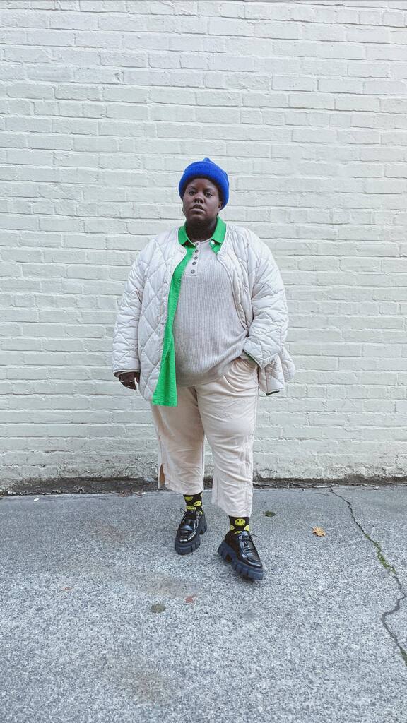 styleisstyle's tweet photo. quick time with a recent favourite look — layered up in cream tones feels right this time of year!
——————————————————
#visiblyplussize #ootdplussize #plussizestyle #nonbinarystyle #psootd #queerstyle https://t.co/rK8MPlwJN2 https://t.co/fRh0us1eLc
