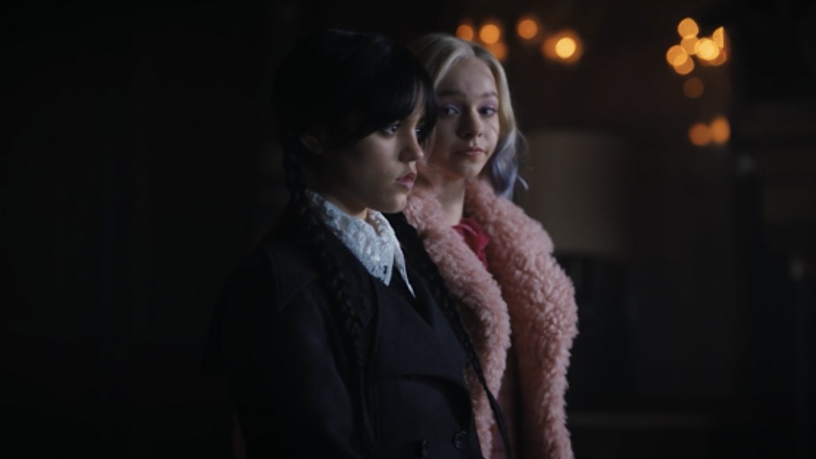 enid being concerned for wednesday;