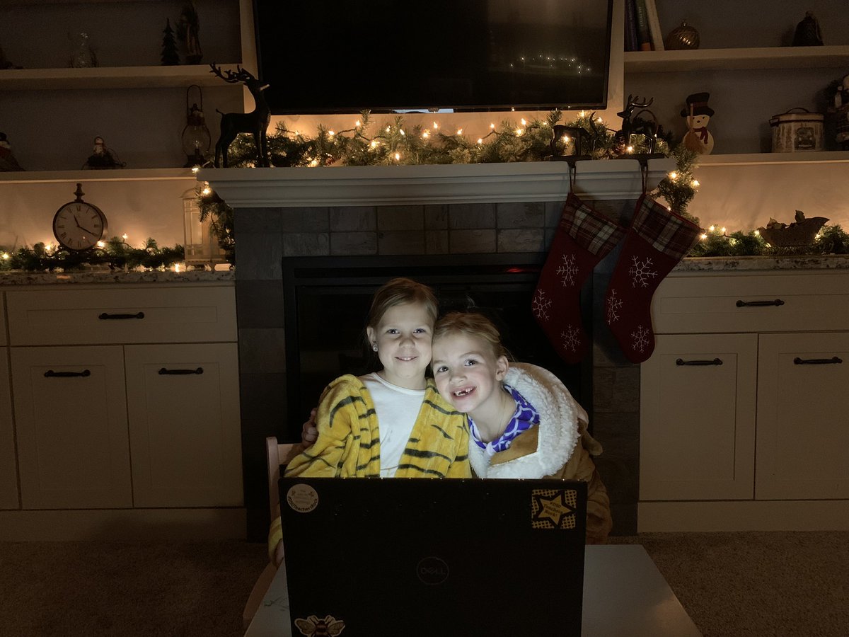 One of our favorite nights. Cozy up with a book (and a cousin). <a href="/HarvardD50/">Harvard CUSD 50</a>