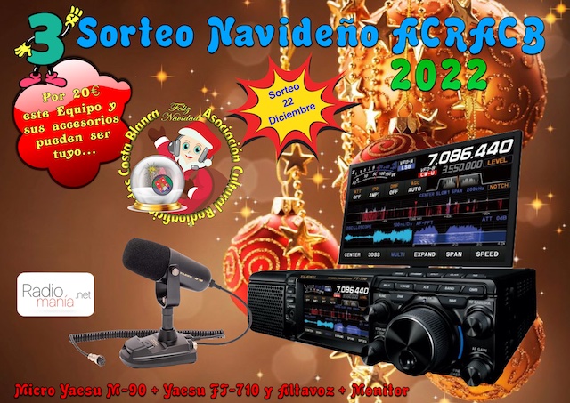 ea5fhk's tweet photo. Sorteo ACRACB - Nueva Yaesu FT-710
Toda la info en :https://t.co/CfvO62CIqT
Mucha suerte a los participantes https://t.co/bWhbxbvOwW