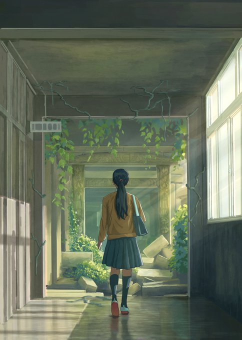 「廊下 学生服」のTwitter画像/イラスト(新着)