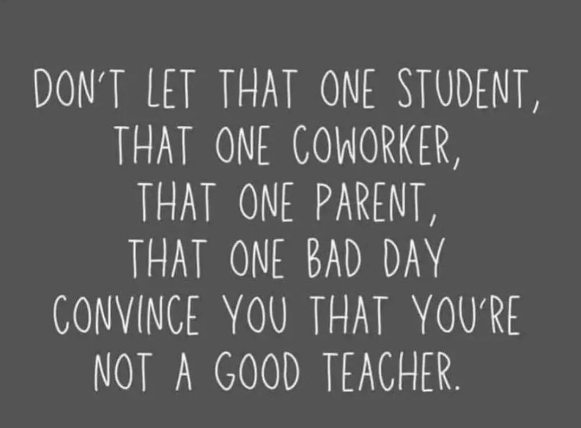To the educator that needs to hear this… never forget this! You are valuable! 👏🏾🍎