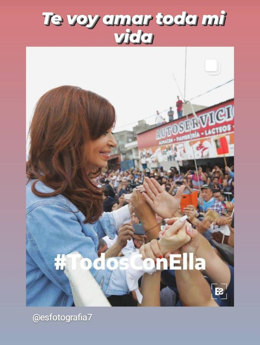 florgalli77's tweet photo. #DandoBatallaHastaElFinal
#LaUnicaJefaSiempre
#Ella
#Yegua
#LosMachirulosDelPoderDanAscoCAGONES
#SiempreConElla
Te amo @CFKArgentina https://t.co/zKJLE0tsYB