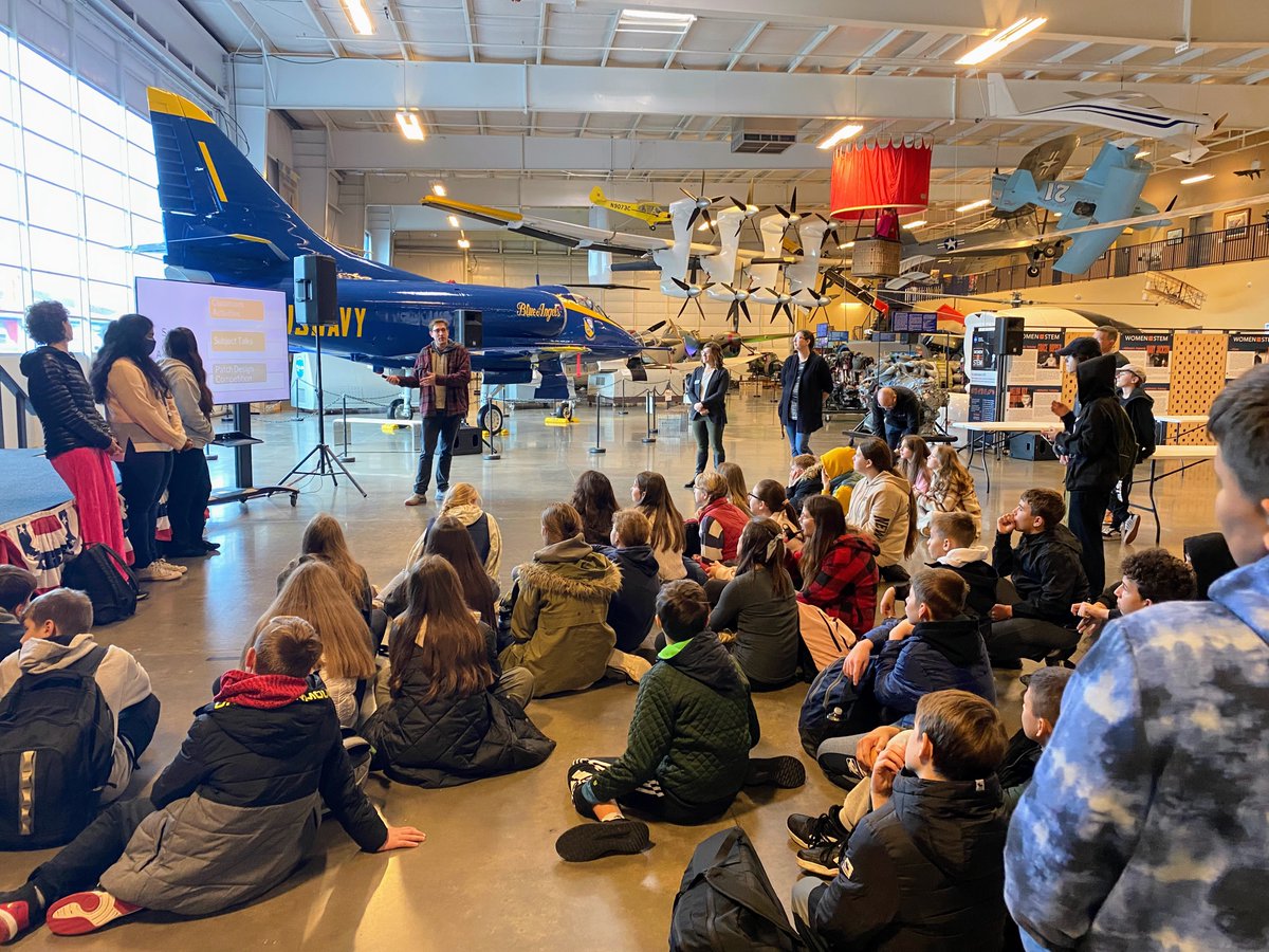 COA_middle's tweet photo. COA Middle 7th-grade students attended our first SOAR (Steam Outreach Academic Reinforcement) kick-off event at the Aerospace Museum of California: they met their new UC Davis mentors and participated in STEAM activities. @aerospaceca #coa_middle #coa_school #gcc_charters https://t.co/yJM2yP2Xk4
