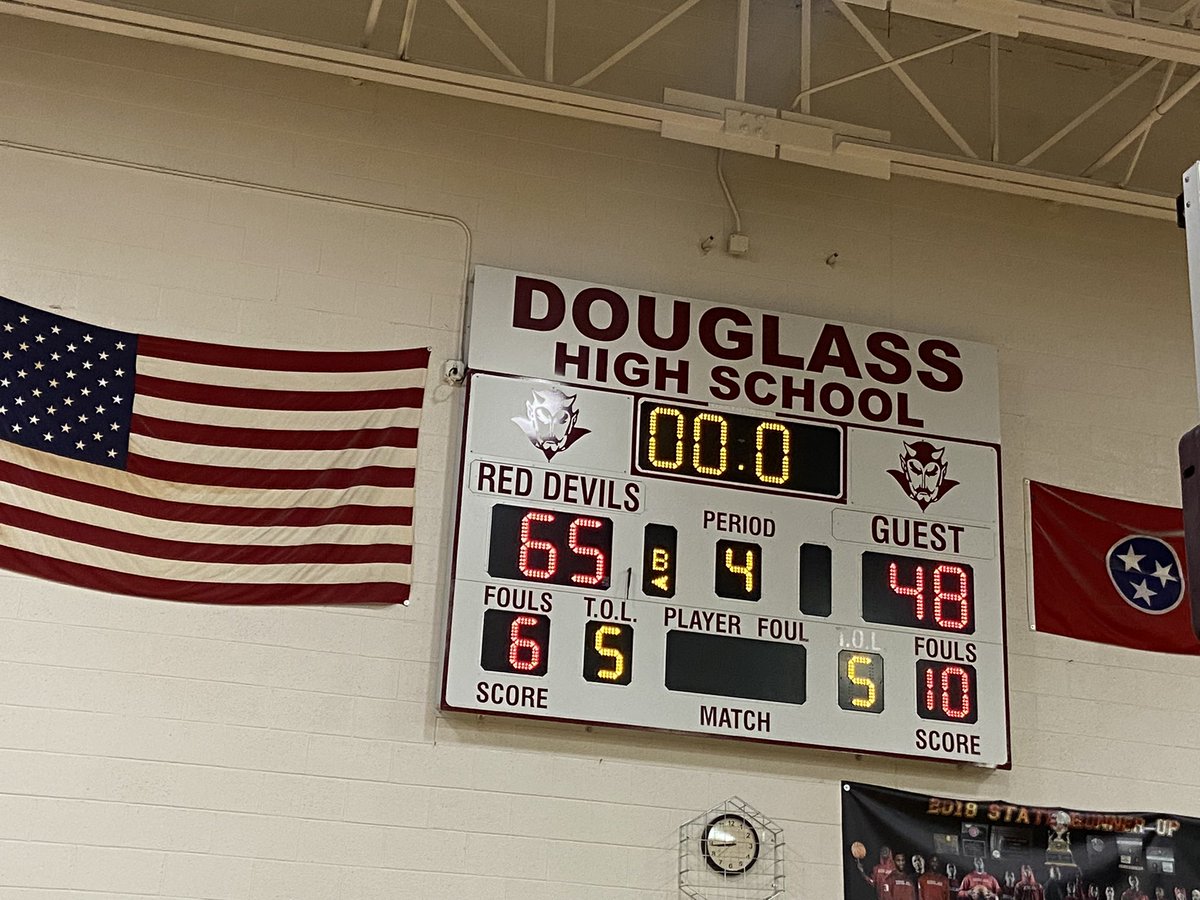 Just A Small BEAUTIFUL School In North Memphis Doing BIG THINGS!!!GREAT WIN DOUGLASS HIGH SCHOOL RED DEVILS Vs East!!! Wooo Ric Flair