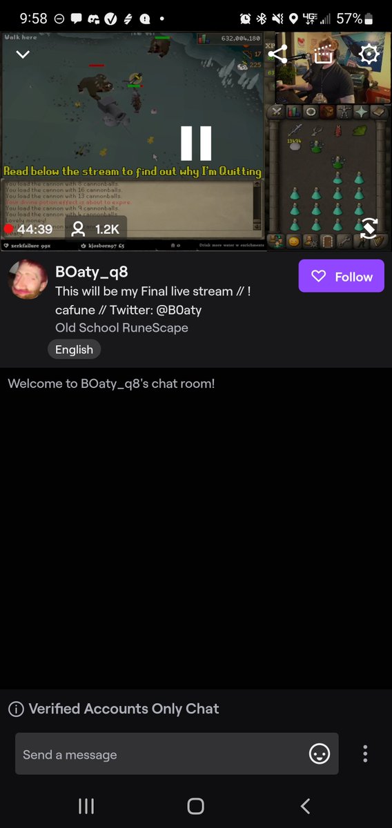 NegativeSSB's tweet photo. @B0aty looks like someone on Twitch is using a fake account posing as you to steal people's account info. There's a fake forum post in the bio https://t.co/OdUgI5Gb53