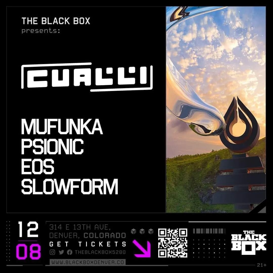 Catch <a href="/WeareEosMusic/">EOS Music</a> at the Black Box alongside <a href="/CualliMusic/">Cualli</a> <a href="/Mufunka_Bass/">Mufunka</a> <a href="/psionic_sound/">matty</a> and <a href="/slowformmusic/">Slowform</a> this Thursday!!!