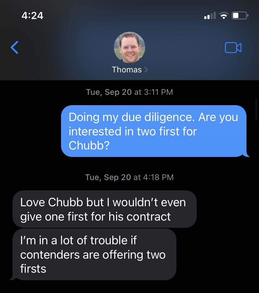 Makaleee's tweet photo. @gnightmoon @EverettCase @AdamSchefterDL Lol. The stud that you also deemed unworthy of a single 1st round pick! https://t.co/XydEDfSww3