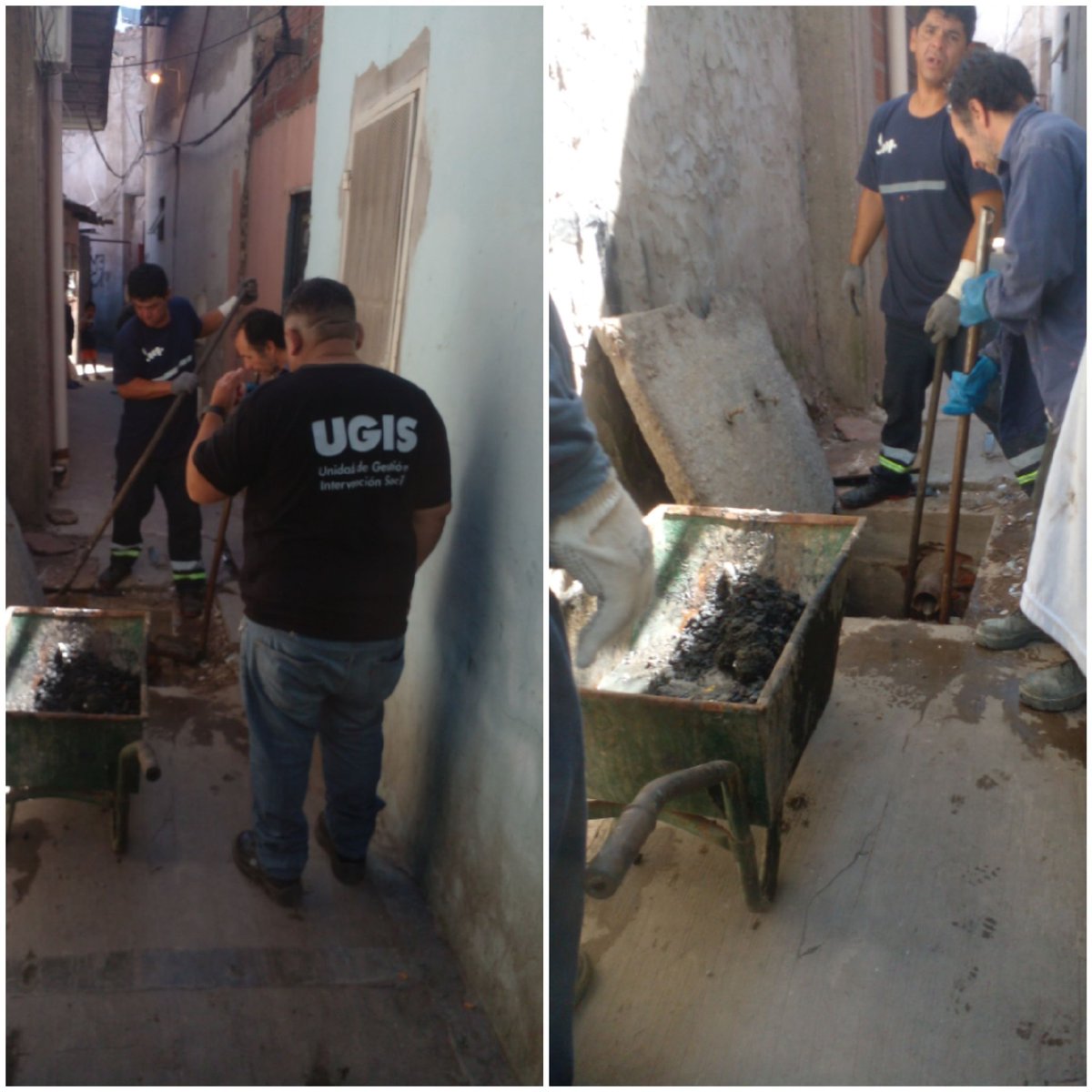 andresreynaga21's tweet photo. Hoy martes 06/12 reparación y colocación de tapa pluvial en mz 24 equipo DGGIS solucionando el problema. Cuadrilla sumideros y hidrocinetico en mz 3 limpieza de camaras principales. Vecinos conforme por el servicio prestado. #IVC #DGGIS #UGIS barrio #ricciardelli https://t.co/9MMLbQUmD9