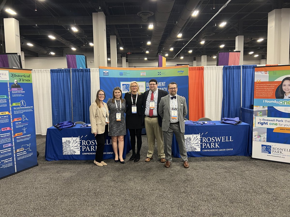 drrx4L's tweet photo. So thankful for the best residency leadership team in the biz and fantastic colleagues #oncopharm #twitterx #ashp22 #rpdlife https://t.co/vv1MqOwPDq