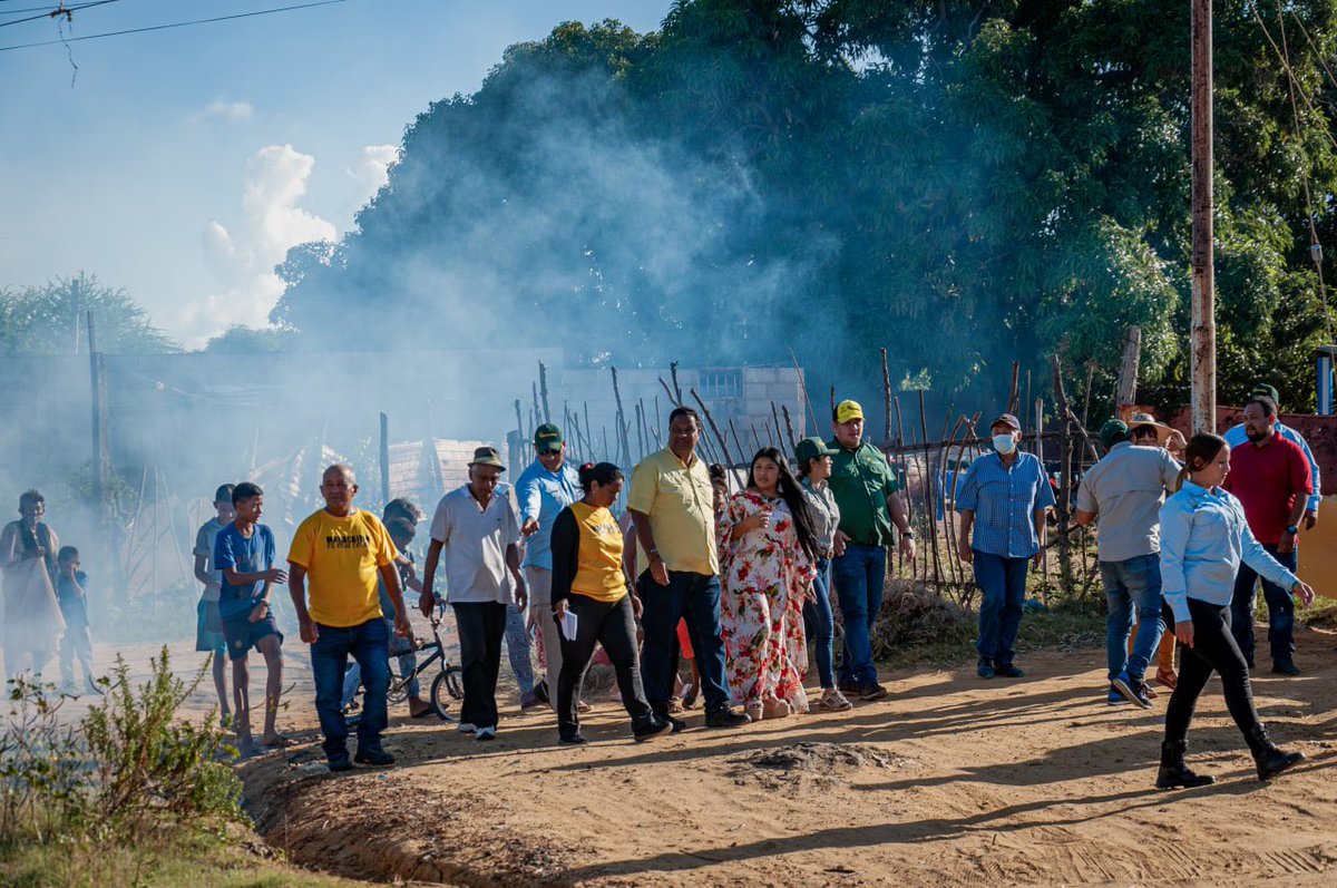 RafaelRamirezC's tweet photo. ¡Sigue nuestro operativo de fumigación! Hoy estuvimos en la parroquia Idelfonso Vásquez casa a casa en los barrios Chino Julio, Catatumbo y Brisas del Norte. 

Nuestro objetivo es ir eliminando esos puntos de dengue que afectan a las familias en las comunidades. https://t.co/Js7D81VUXi