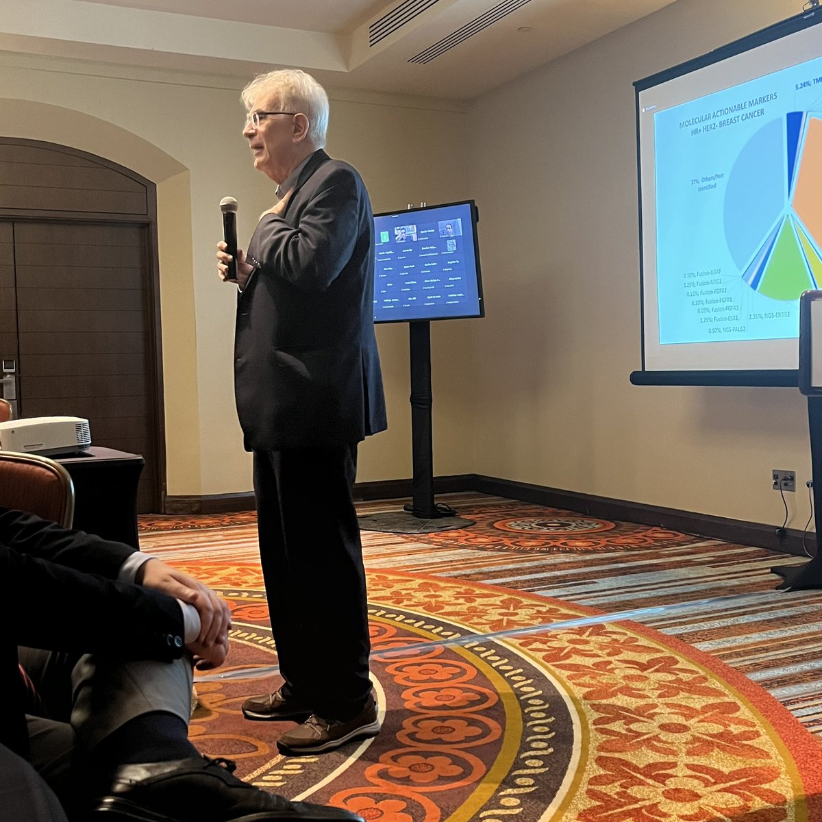 Jamie Holloway, PhD (@jamienholloway) on Twitter photo Front row seat to learn about breast cancer from a legend. <a href="/GeorgeSledge51/">George W Sledge MD</a> presents to the <a href="/carisls/">Caris Life Sciences</a> Precision Oncology Alliance. Front row seat to learn about breast cancer from a legend. <a href="/GeorgeSledge51/">George W Sledge MD</a> presents to the <a href="/carisls/">Caris Life Sciences</a> Precision Oncology Alliance.