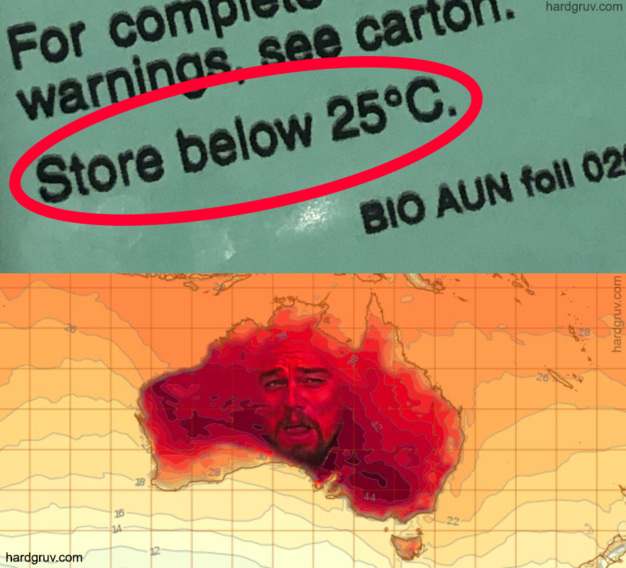 hardgruv's tweet photo. Current feels #heatwave #australia #brisbane #meme #django #dicaprio https://t.co/vLWHS0JYx8